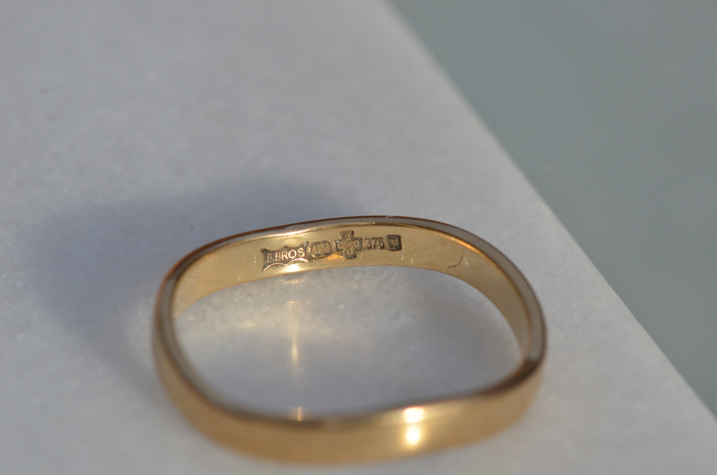 Wavy Y2K Band Ring