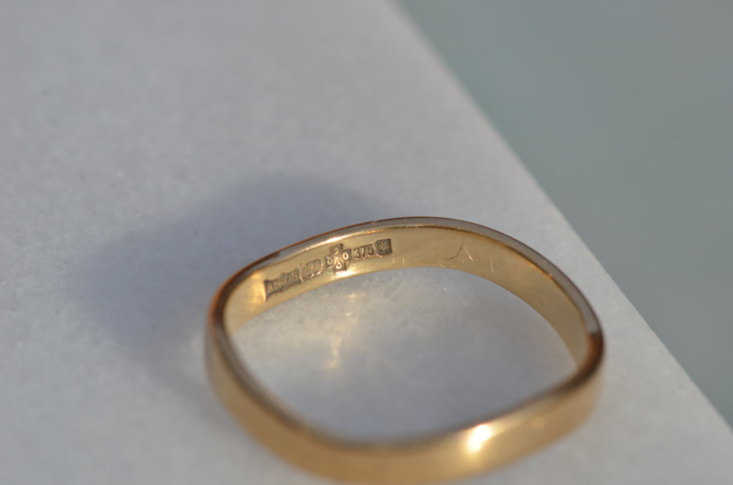 Wavy Y2K Band Ring