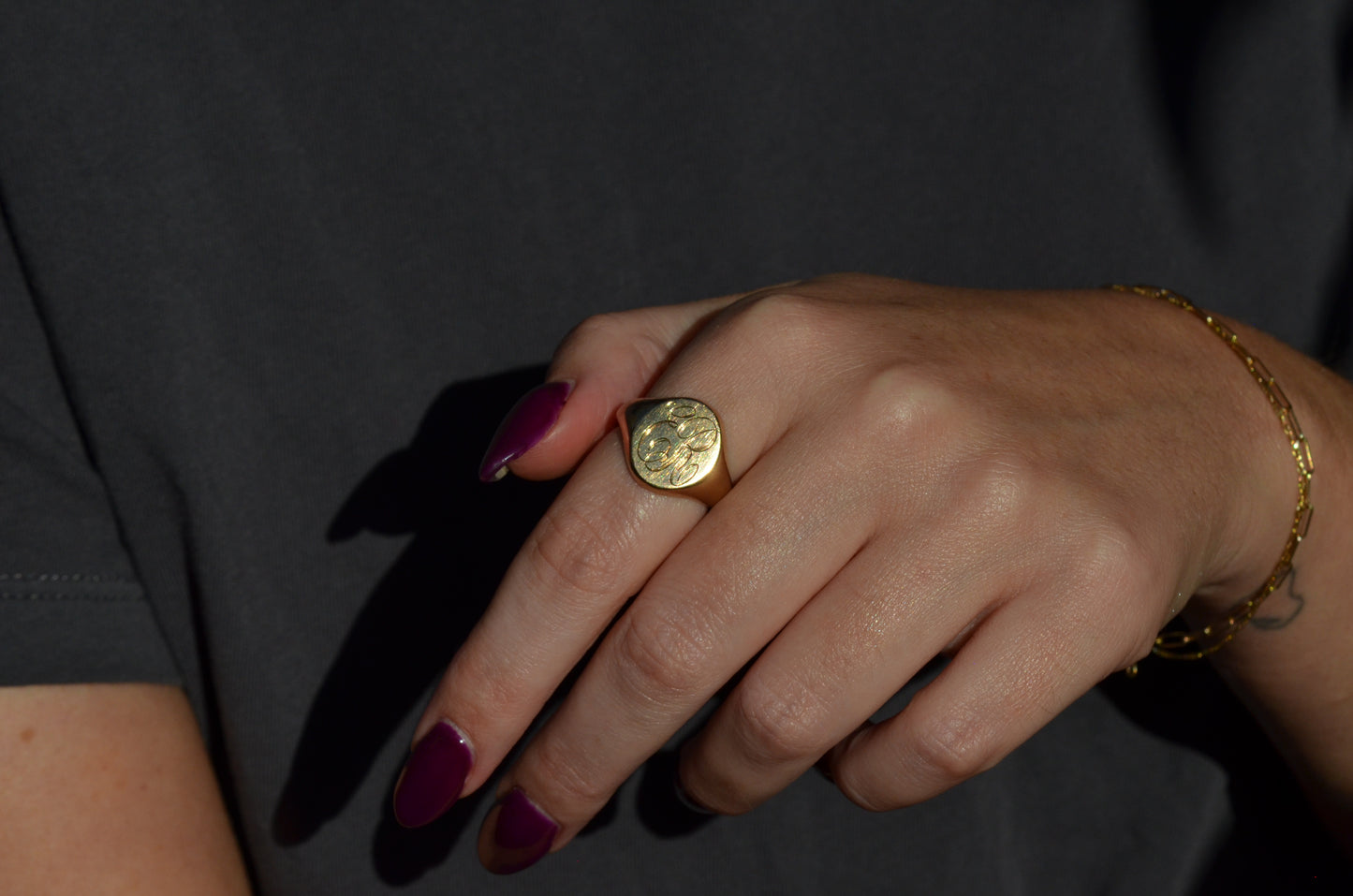 Heavy Vintage Signet Ring ER