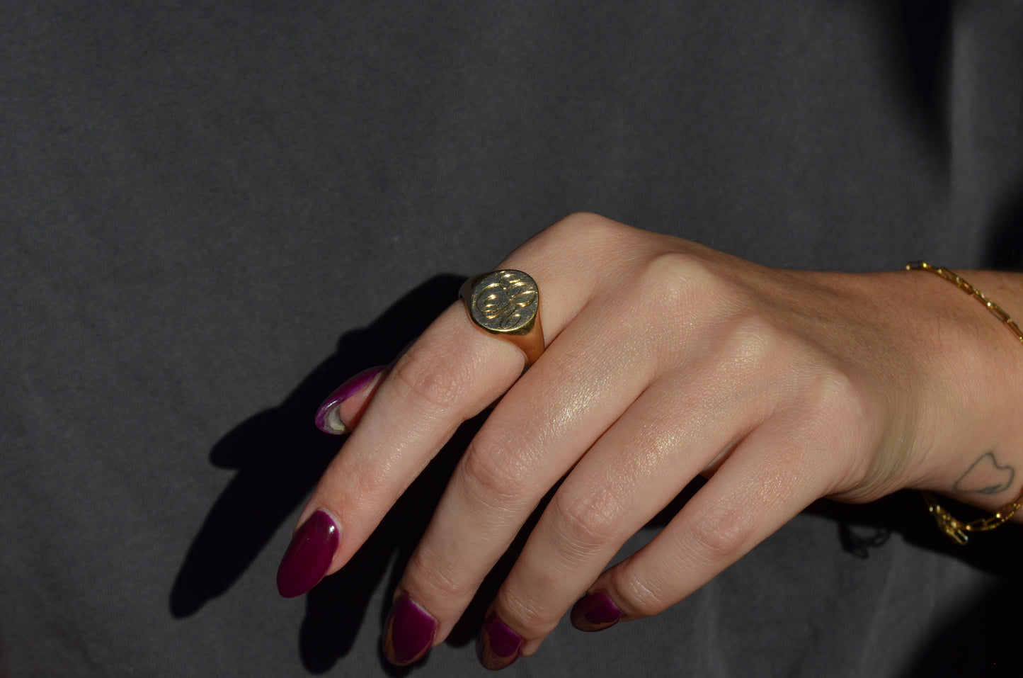 Heavy Vintage Signet Ring ER