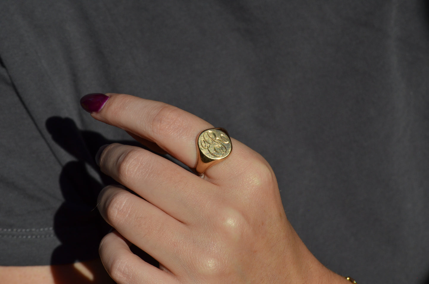 Heavy Vintage Signet Ring ER