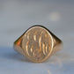 Heavy Vintage Signet Ring ER