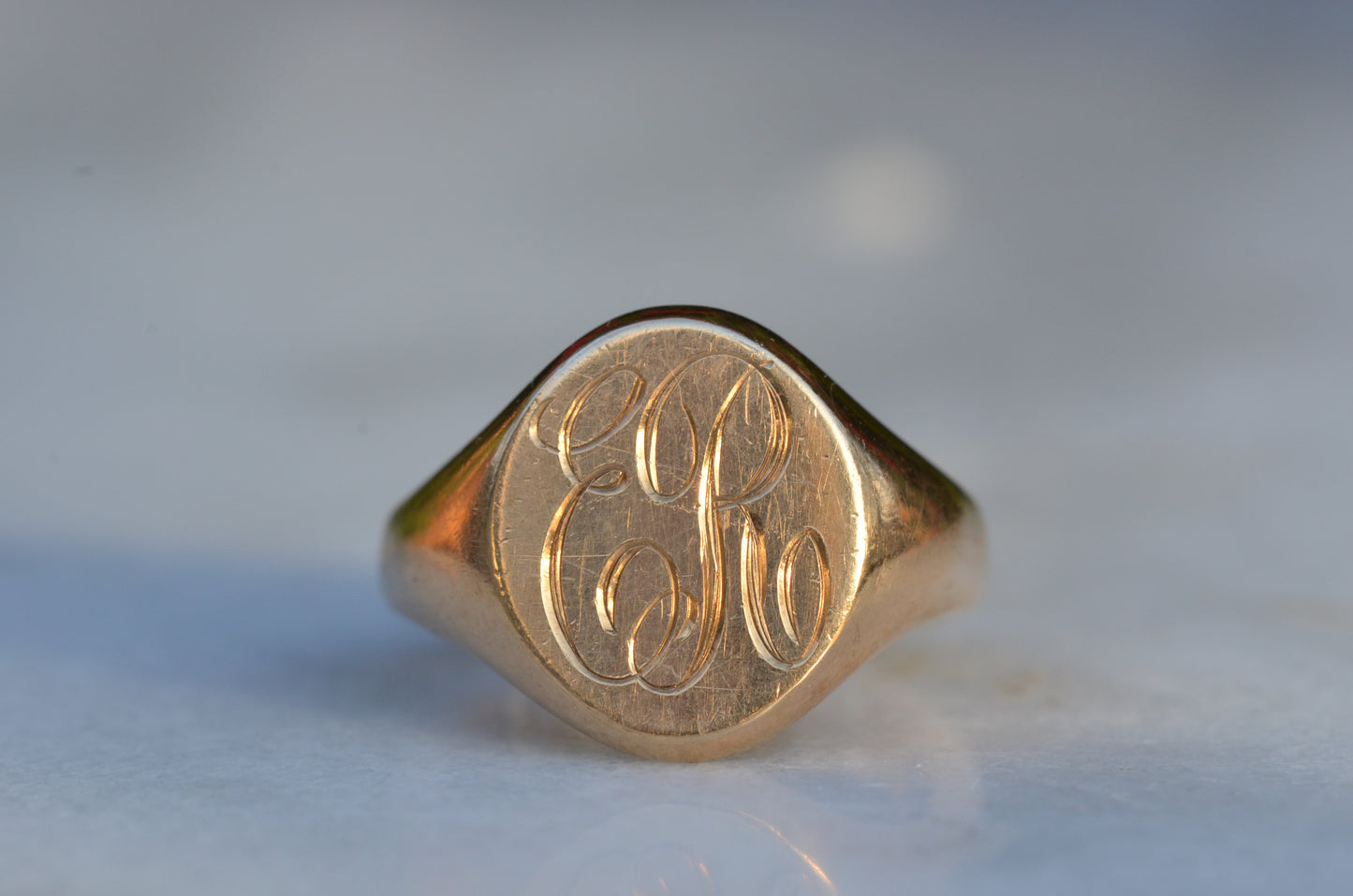 Heavy Vintage Signet Ring ER