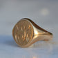 Heavy Vintage Signet Ring ER