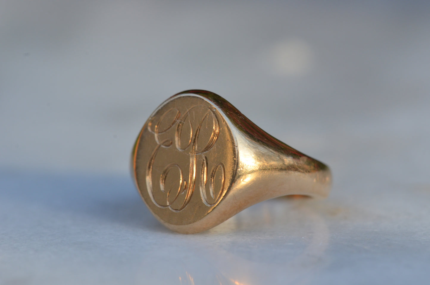 Heavy Vintage Signet Ring ER