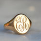 Heavy Vintage Signet Ring ER