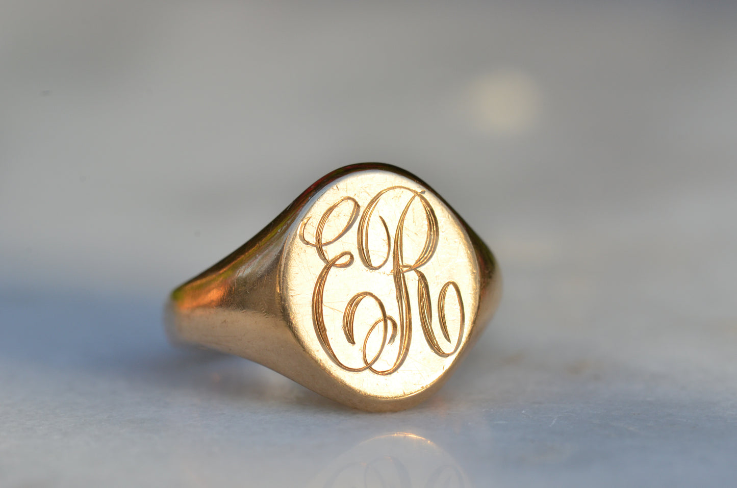 Heavy Vintage Signet Ring ER