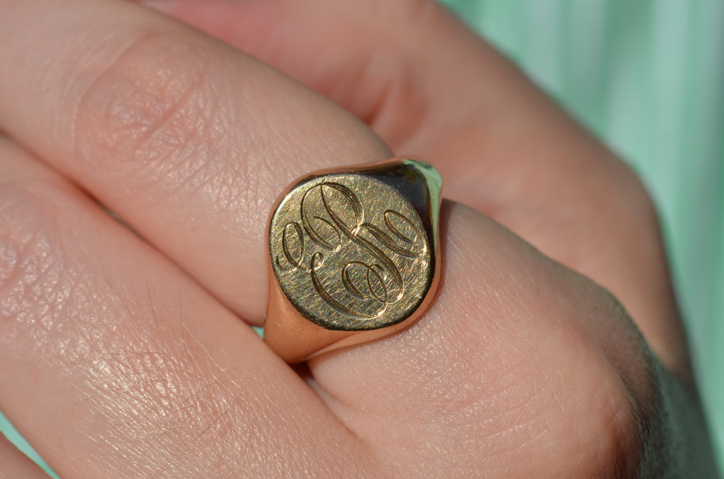 Heavy Vintage Signet Ring ER