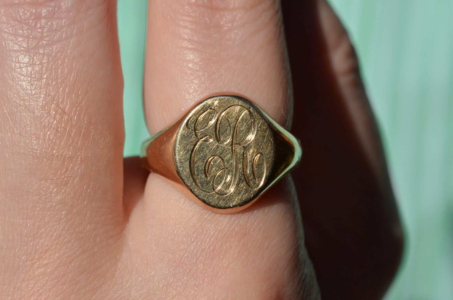 Heavy Vintage Signet Ring ER