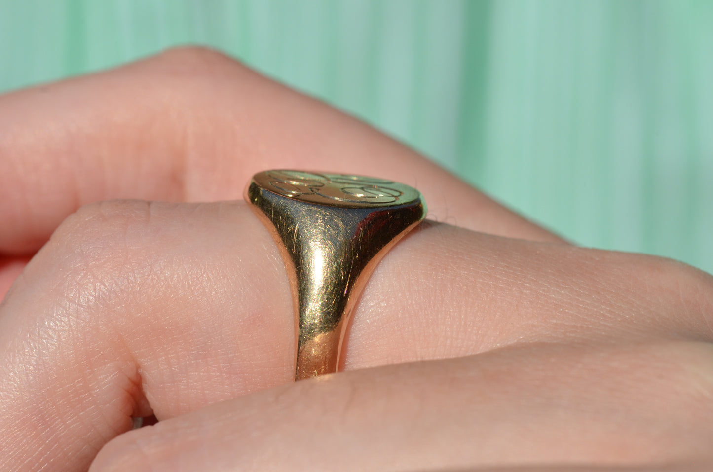 Heavy Vintage Signet Ring ER