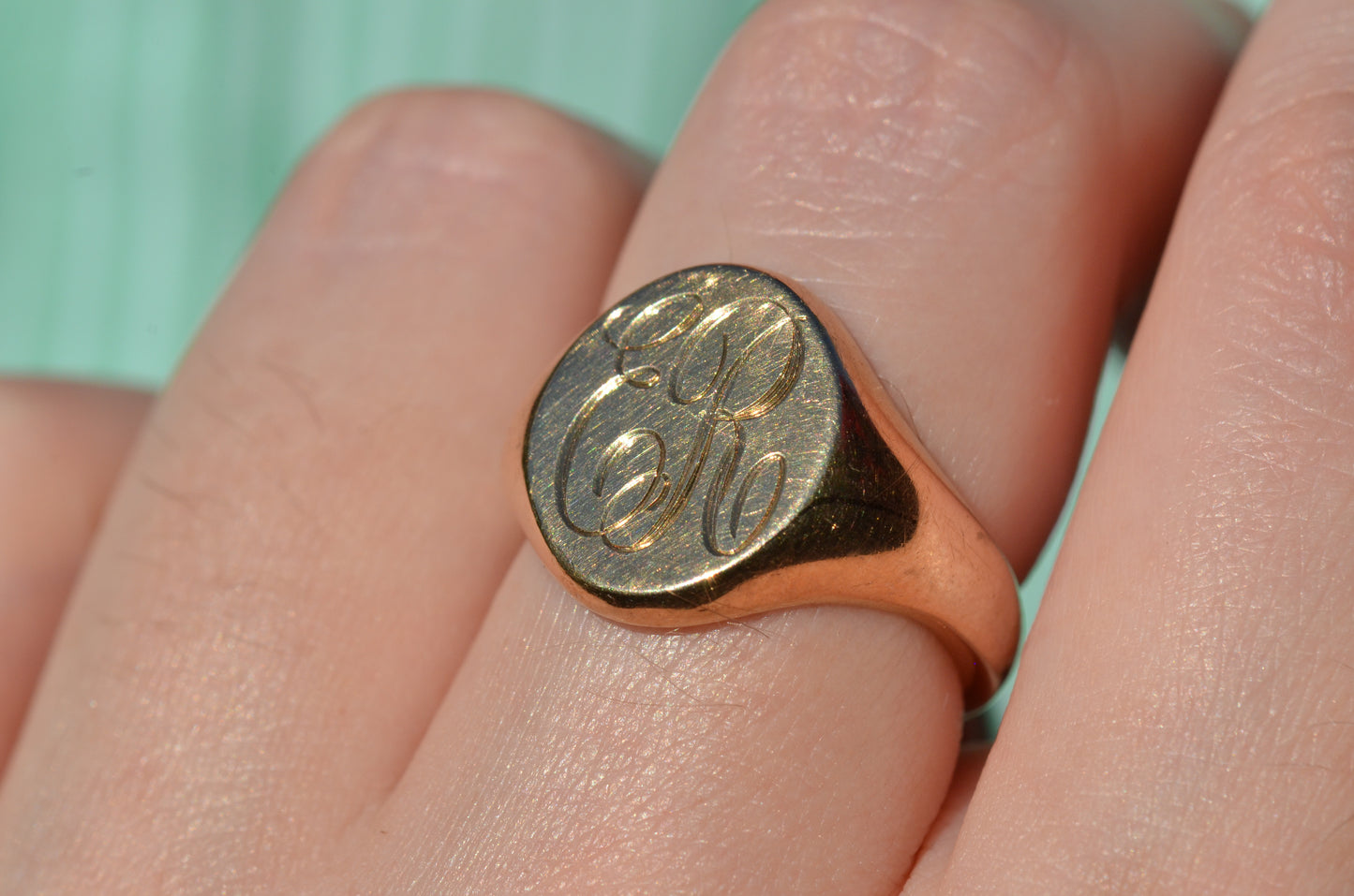 Heavy Vintage Signet Ring ER