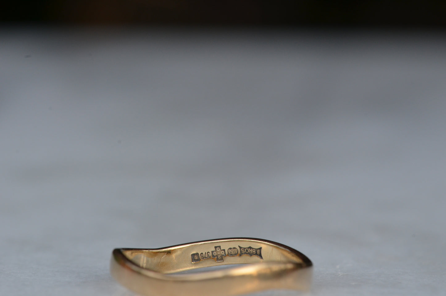 Wavy Y2K Band Ring