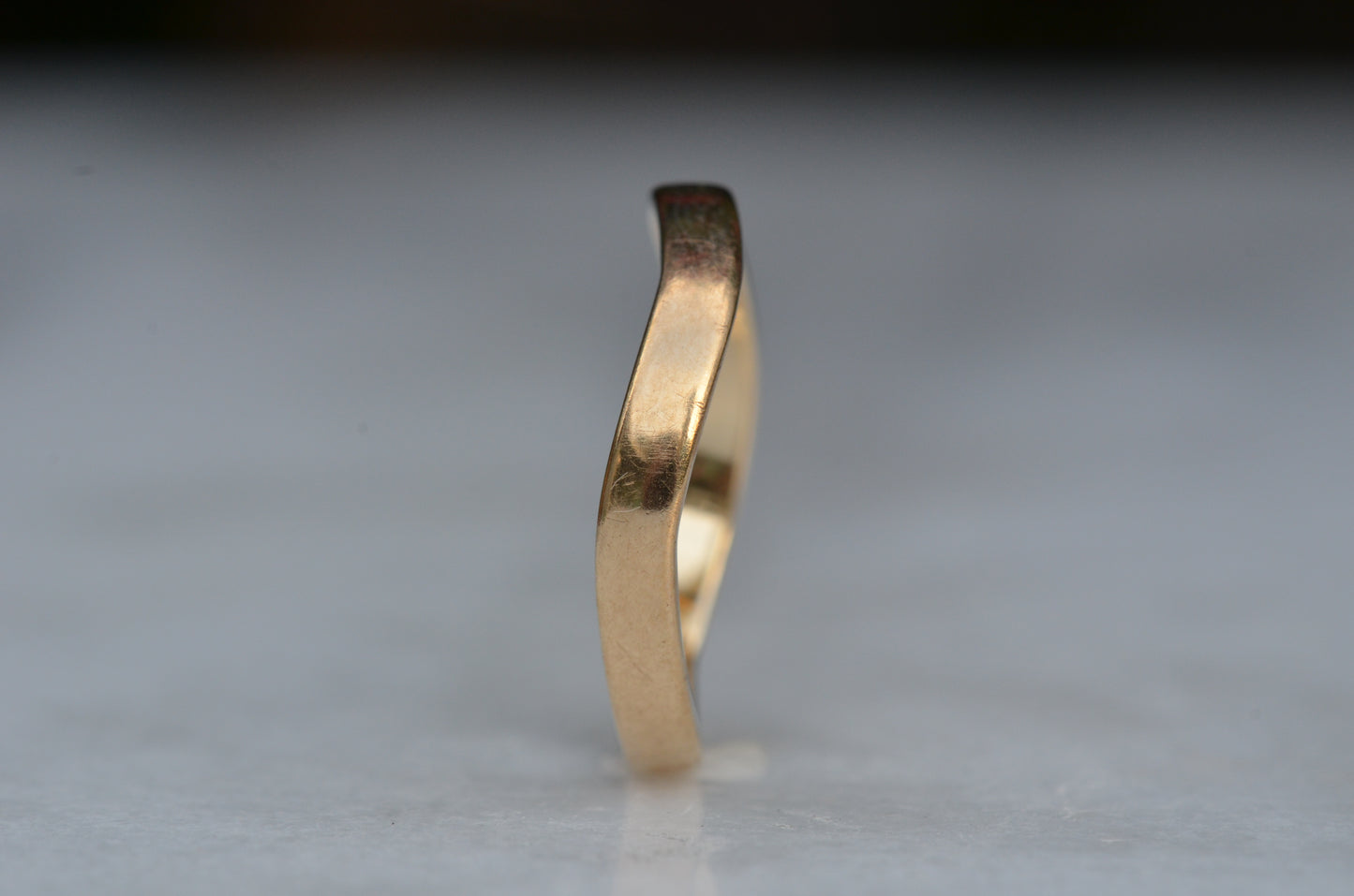 Wavy Y2K Band Ring