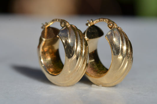 Twisted Chunky Hoops