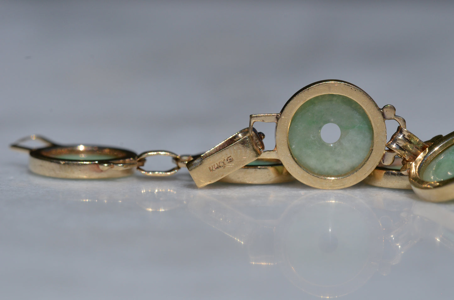 Elegant Vintage Jade Bracelet