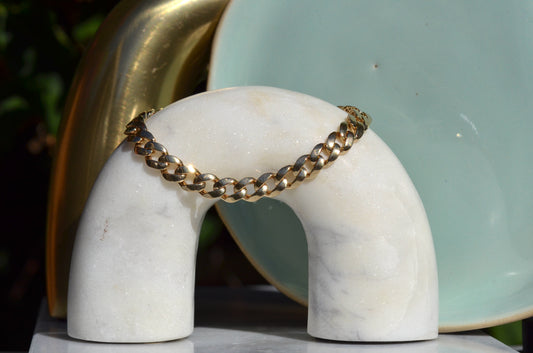 Soft Vintage Cuban Curb Bracelet