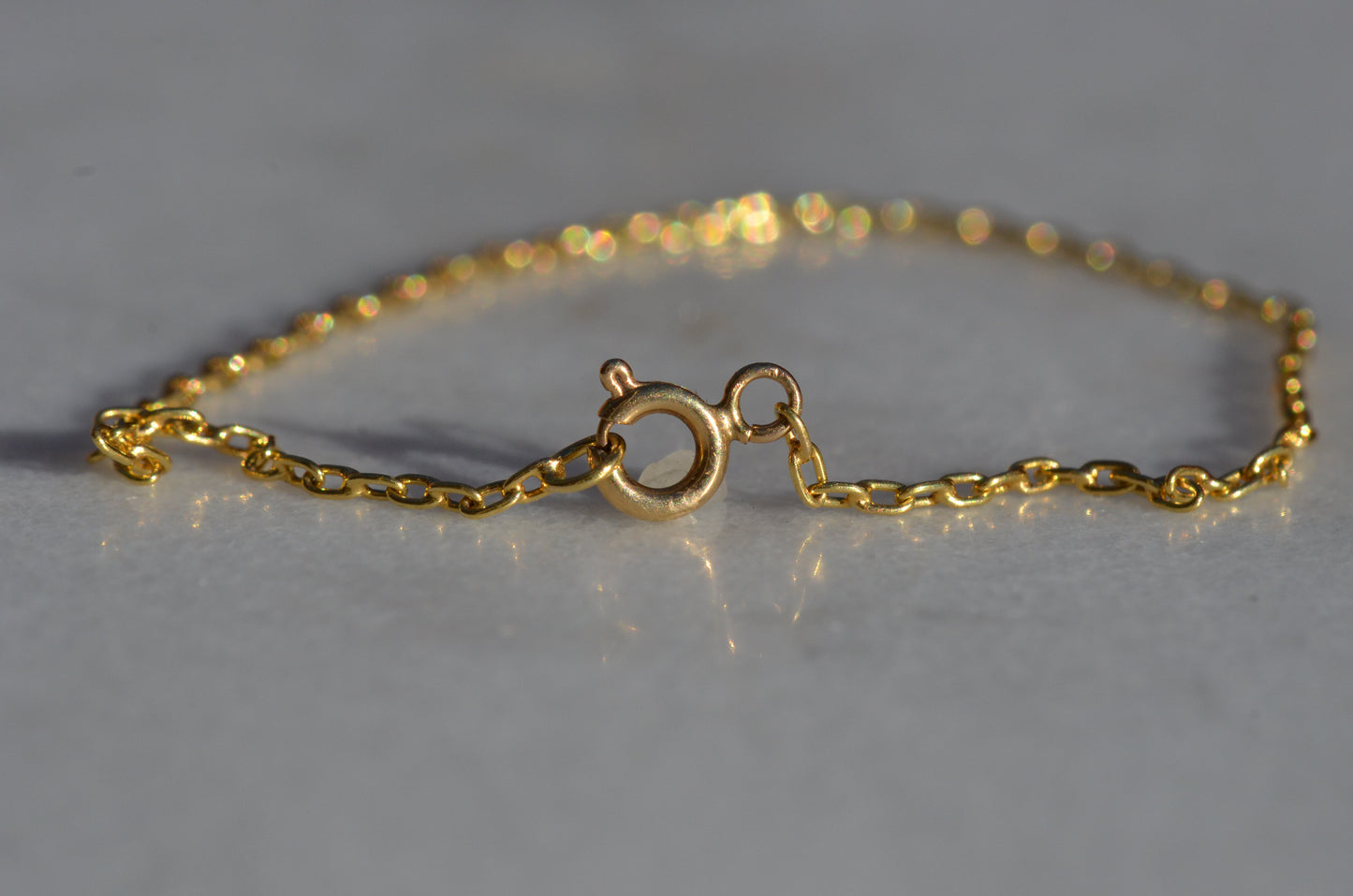 Dainty Cable Link Bracelet