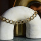 Angular Open Curb Vintage Bracelet