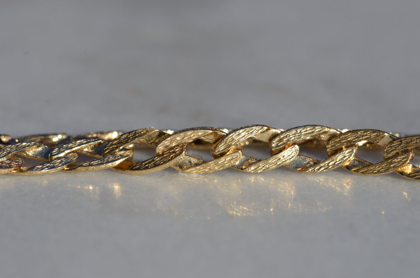 Textured Vintage Curb Bracelet