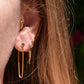 Slinky Vintage Box Chain Earrings