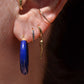 Dramatic Vintage Lapis Lazuli Hoops