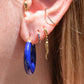 Dramatic Vintage Lapis Lazuli Hoops