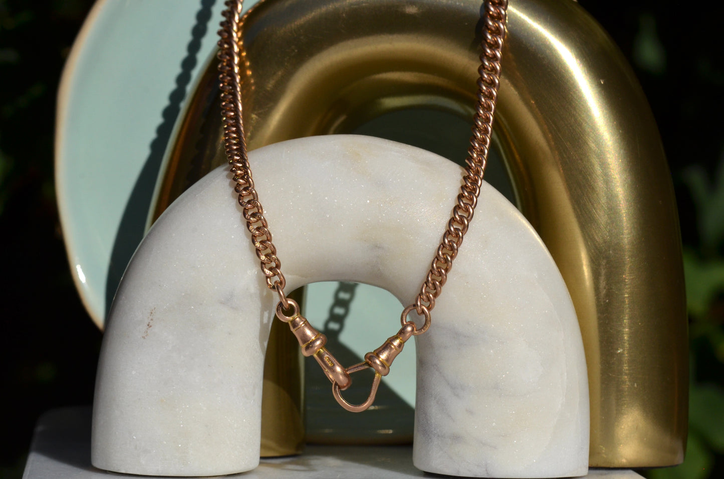 Classic Deco Double Albert Chain