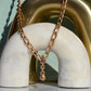 Open Curb Antique Double Albert Chain