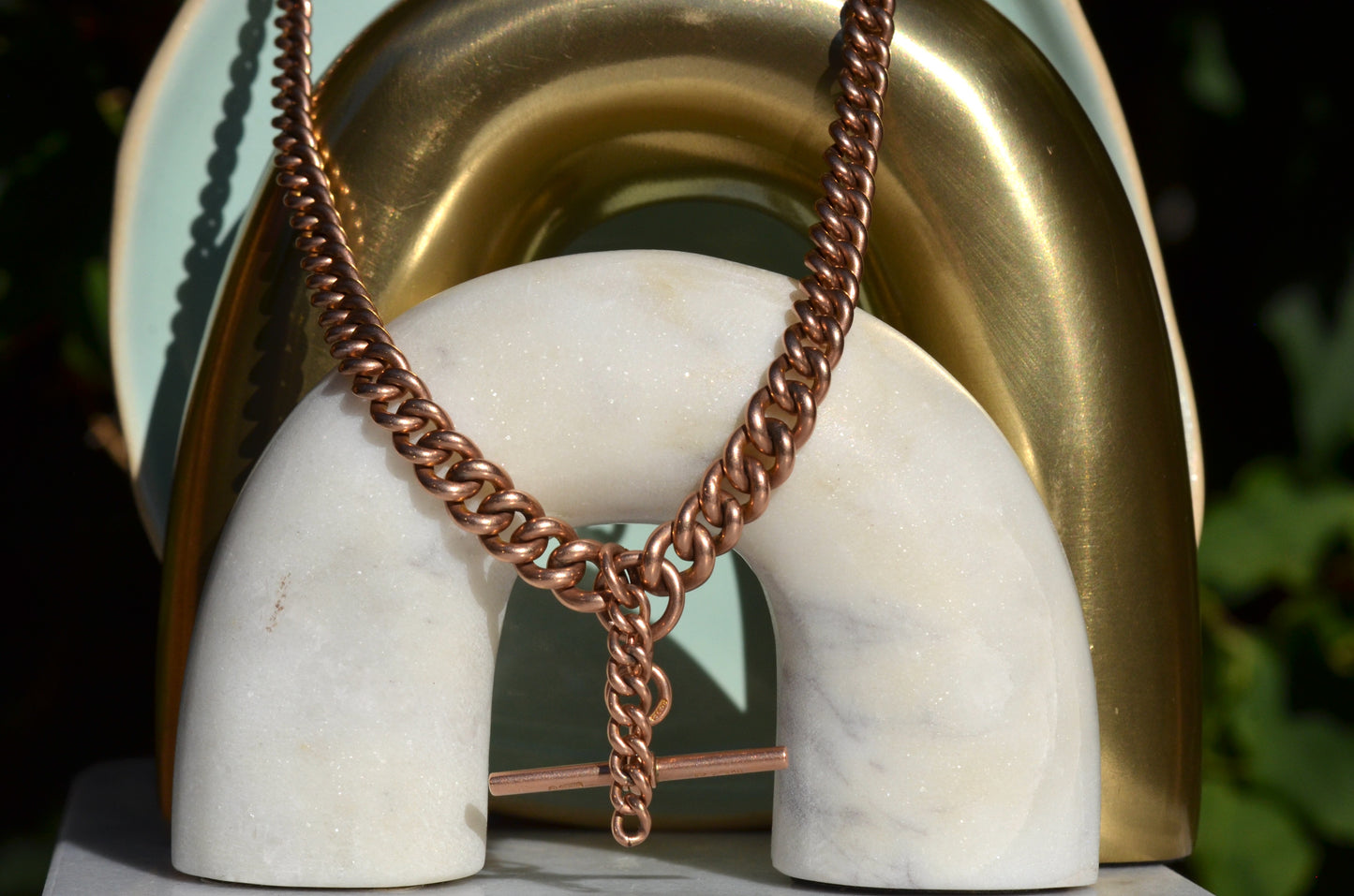 Heavy Antique Double Albert Chain