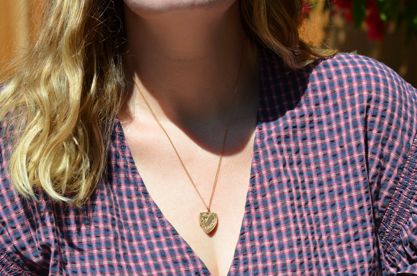 Charming Antique Shield Locket