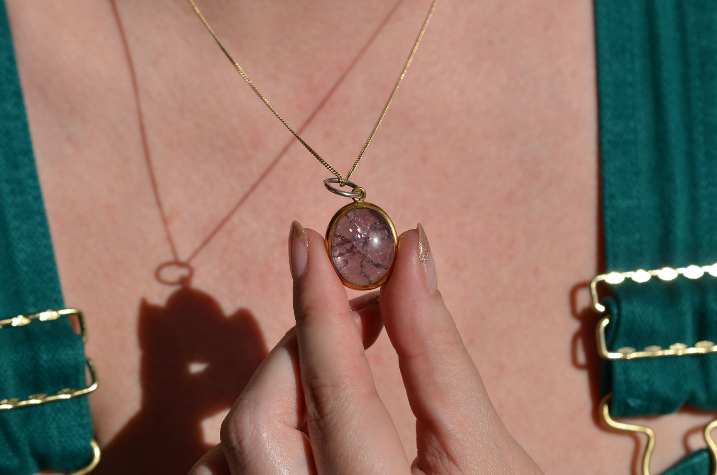 Otherworldly Antique Amethyst Locket