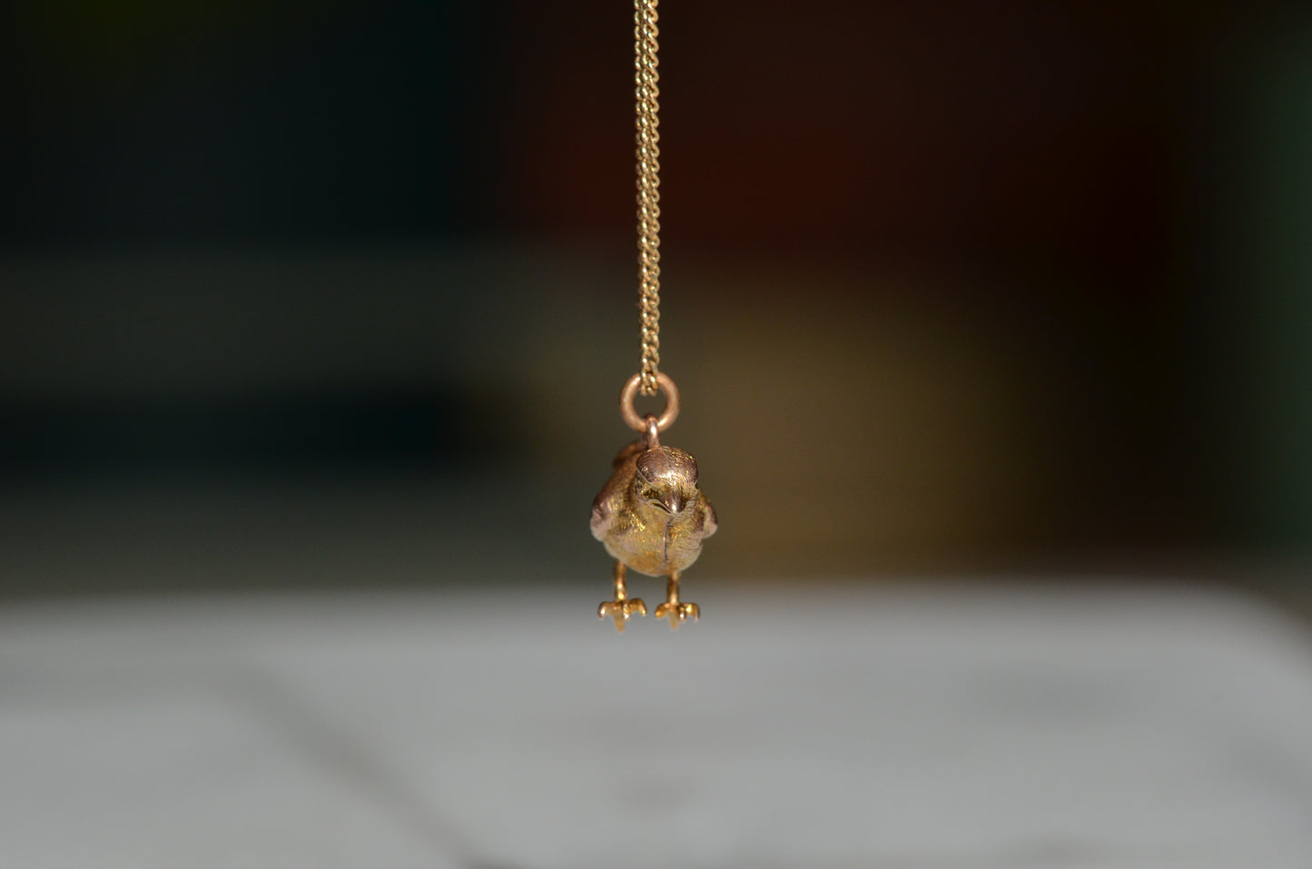 Darling Vintage Baby Chick Charm