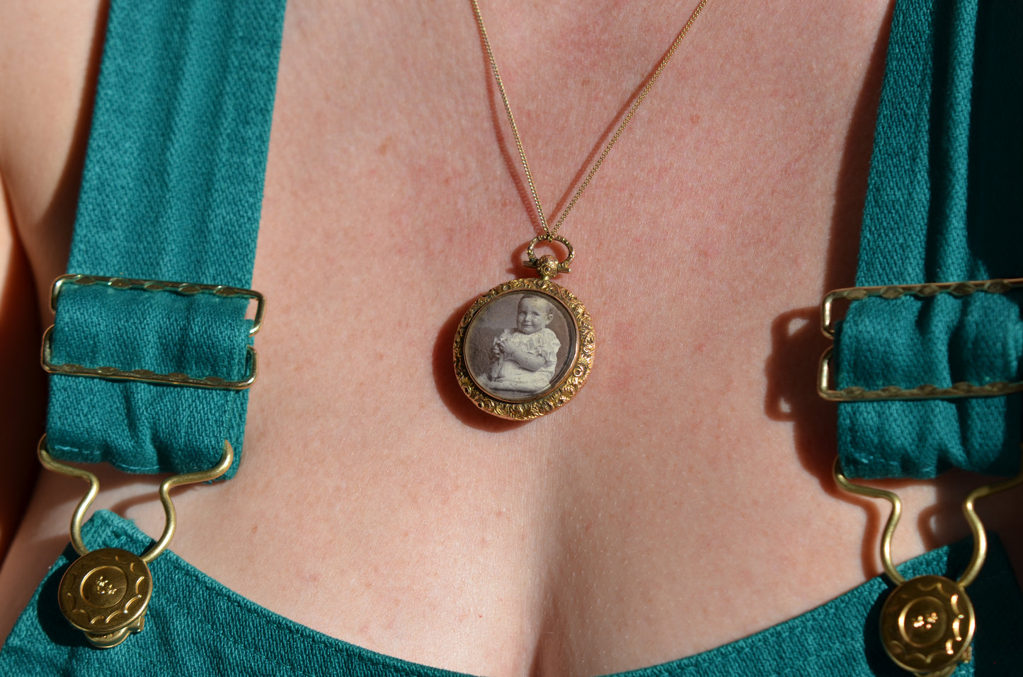 Sentimental Antique Chased Locket