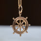 Adventurous Vintage Ship's Wheel Charm