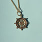 Adventurous Vintage Ship's Wheel Charm