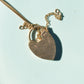 Warm Vintage Heart Padlock