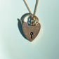 Classic Vintage Heart Padlock