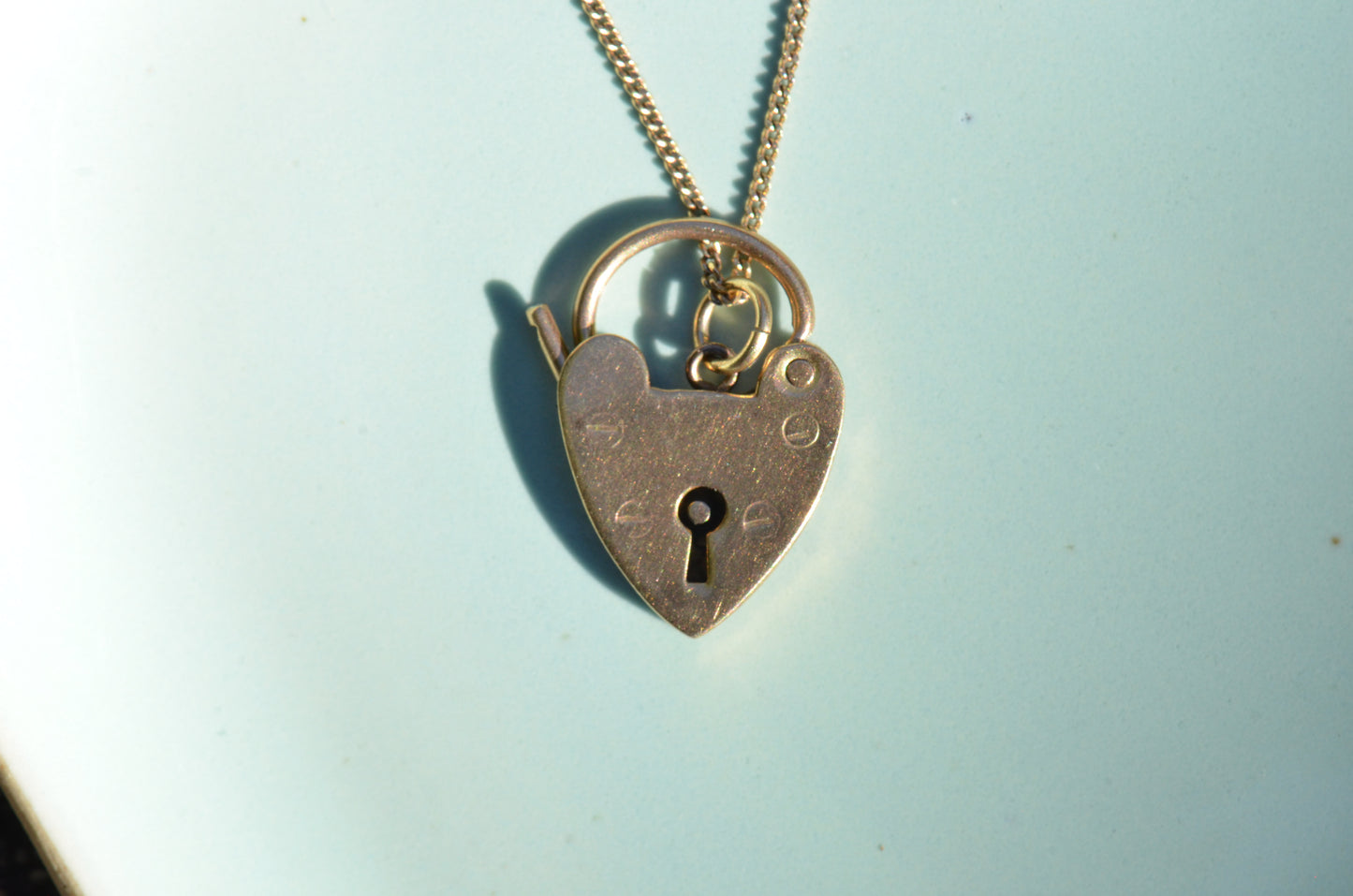 Classic Vintage Heart Padlock