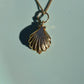 Smooth Vintage Shell and Pearl Charm