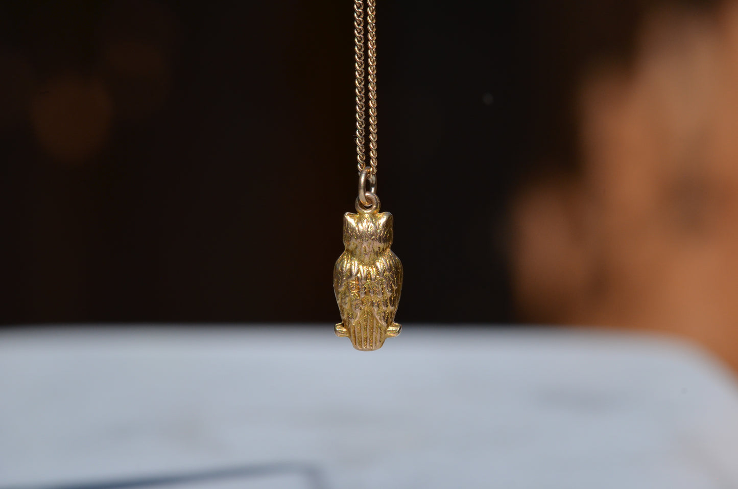 Sweet Vintage Owl Charm