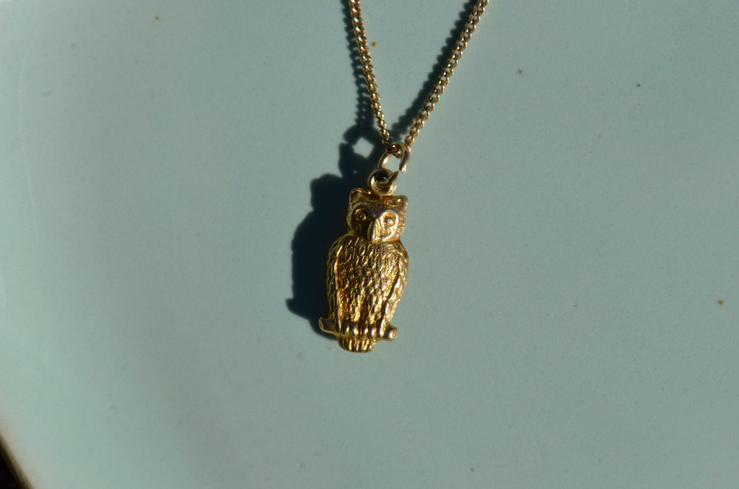 Sweet Vintage Owl Charm