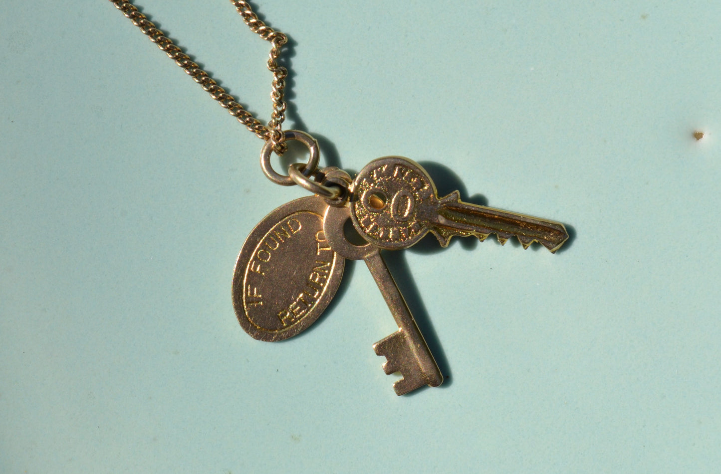 "If Found" Vintage Key Set