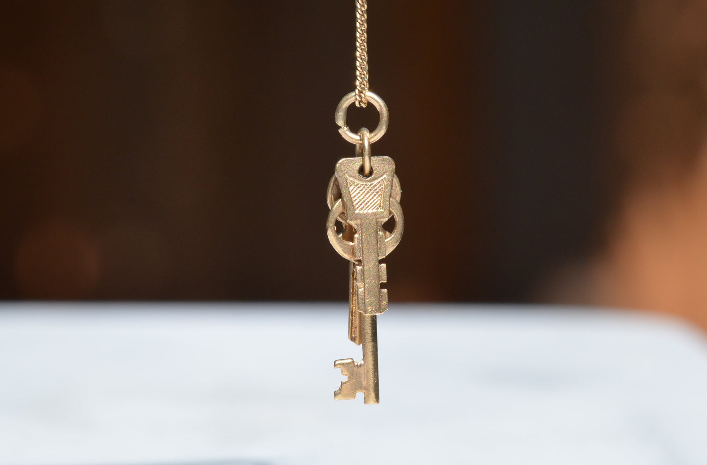 Midcentury Key Set Charm