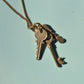 Midcentury Key Set Charm