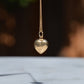 Puffy Vintage Heart Charm