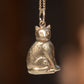 Coy Vintage Cat Charm