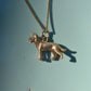 Alert Vintage German Shepherd Charm