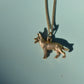 Alert Vintage German Shepherd Charm