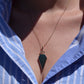 Bold Retro Double Sided Spear Pendant