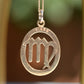 Bold Cut Out Virgo Pendant